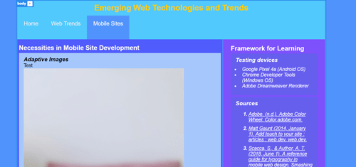 Example of macro layout live on web