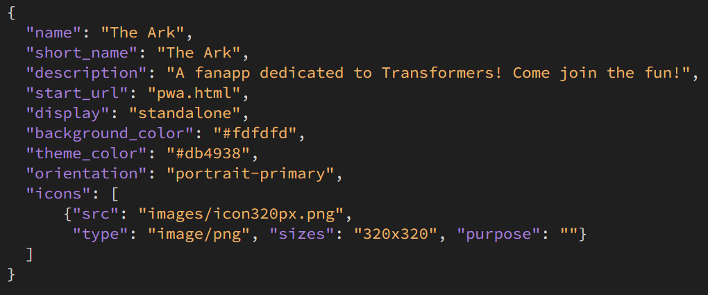 A type of JavaScript code known as a service worker.